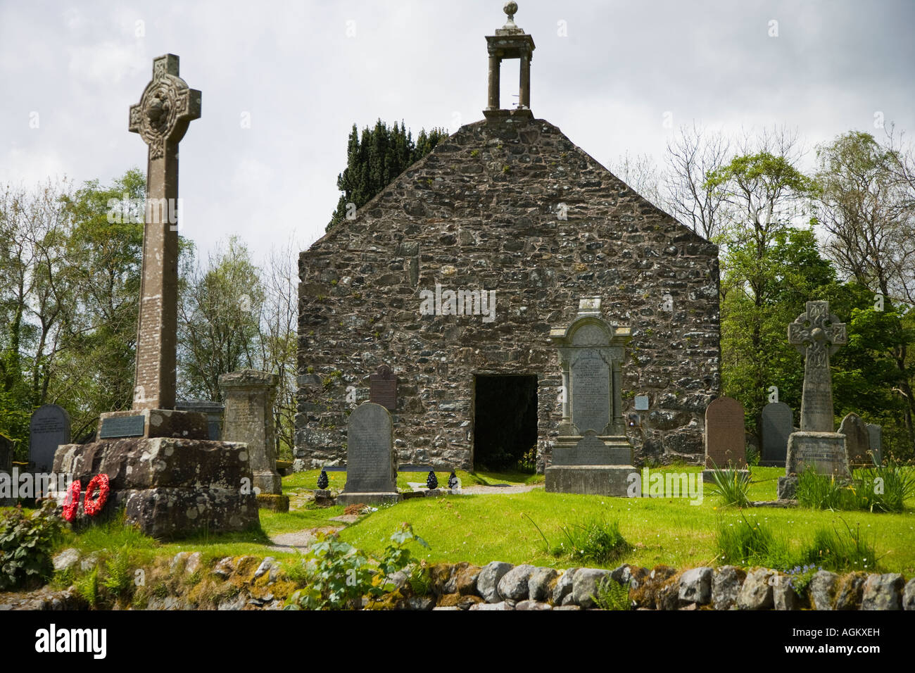 The Grave of Rob Roy MacGrego, Balquhidder, Scotland Stock Photo