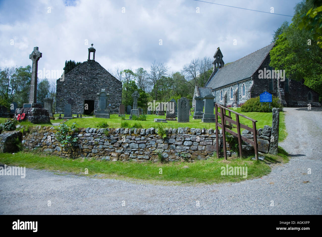 The Grave of Rob Roy MacGrego, Balquhidder, Scotland Stock Photo