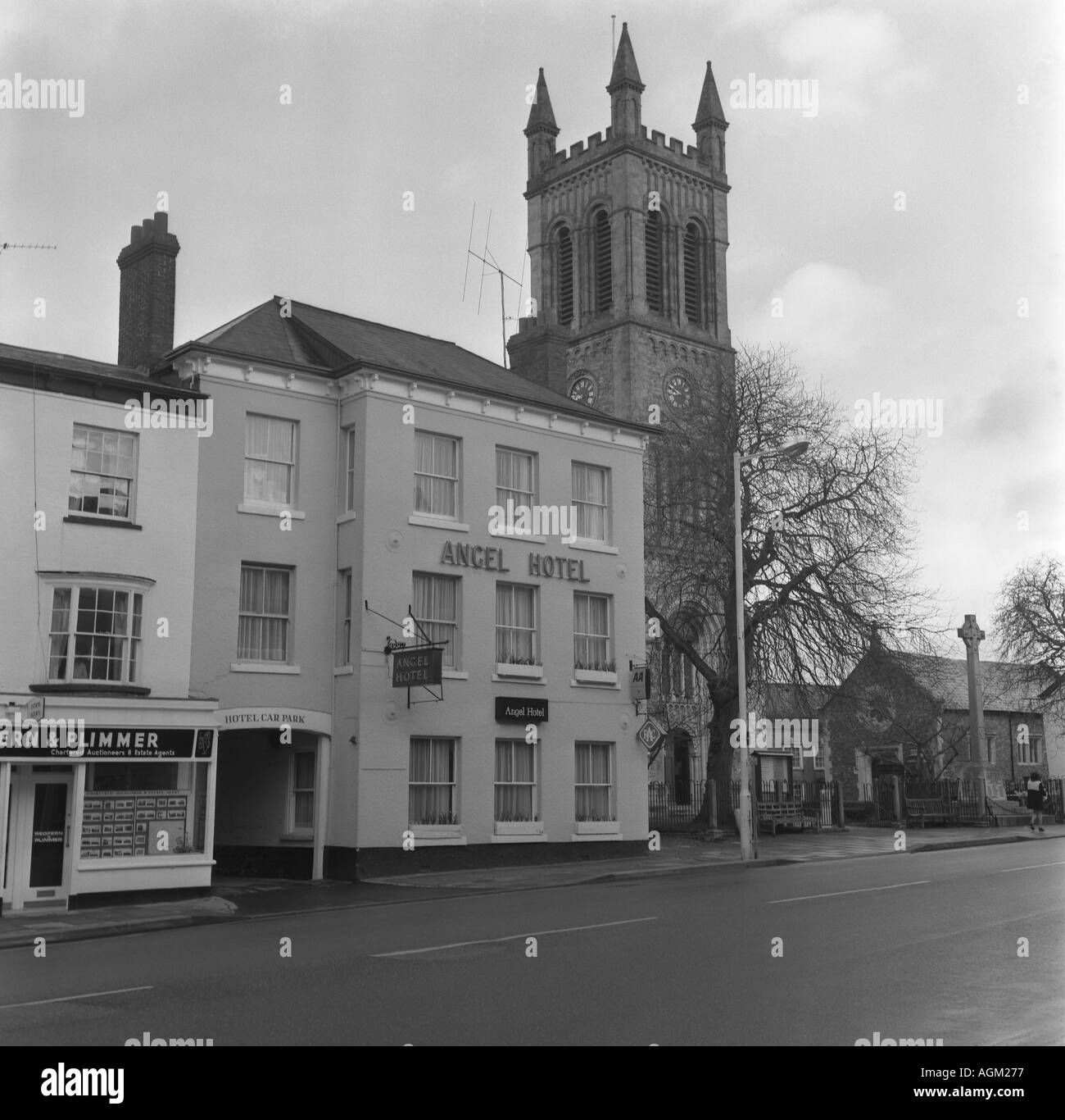 angel hotel public house honiton devon england pre 1973 in 6x6 number 0011 Stock Photo