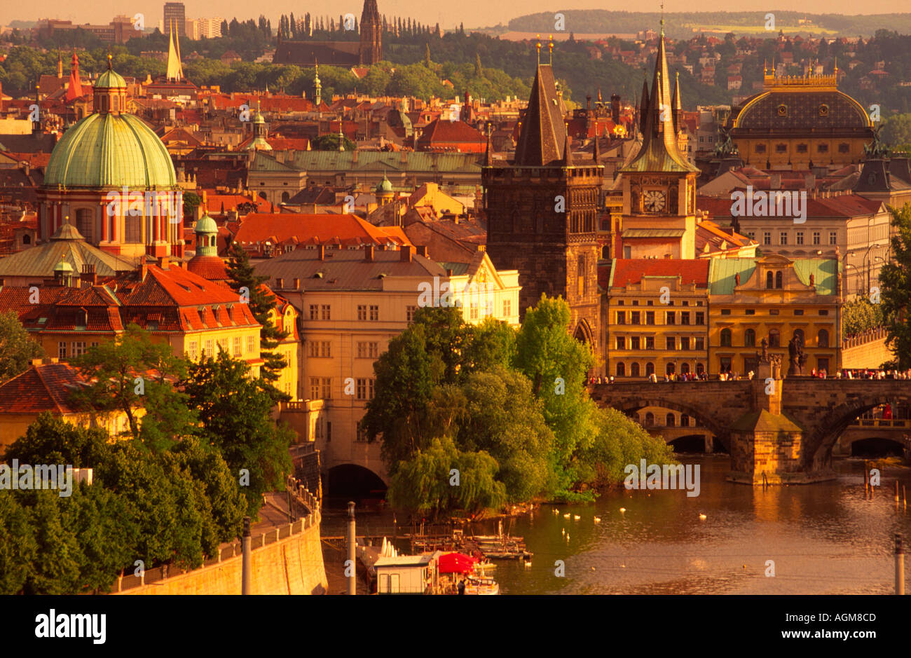 Domes spires prague czech republic hi-res stock photography and images ...