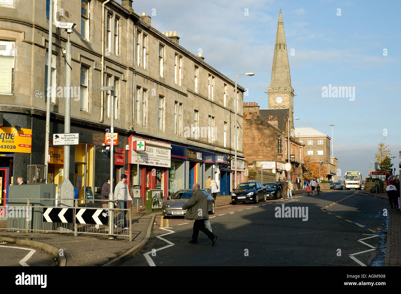 Merry Street Motherwell Lanarkshire Scotland Stock Photo