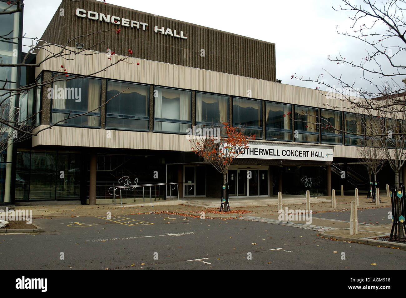 Motherwell Concert Hall Civic Centre Motherwell Lanarkshire Scotland Stock Photo