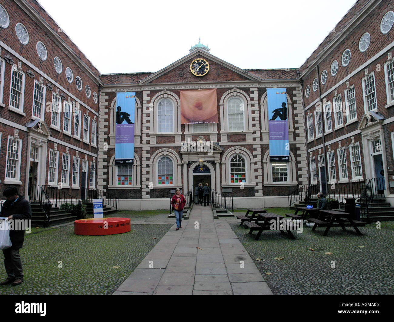 Bluecoat Arts Centre Liverpool Stock Photo Alamy