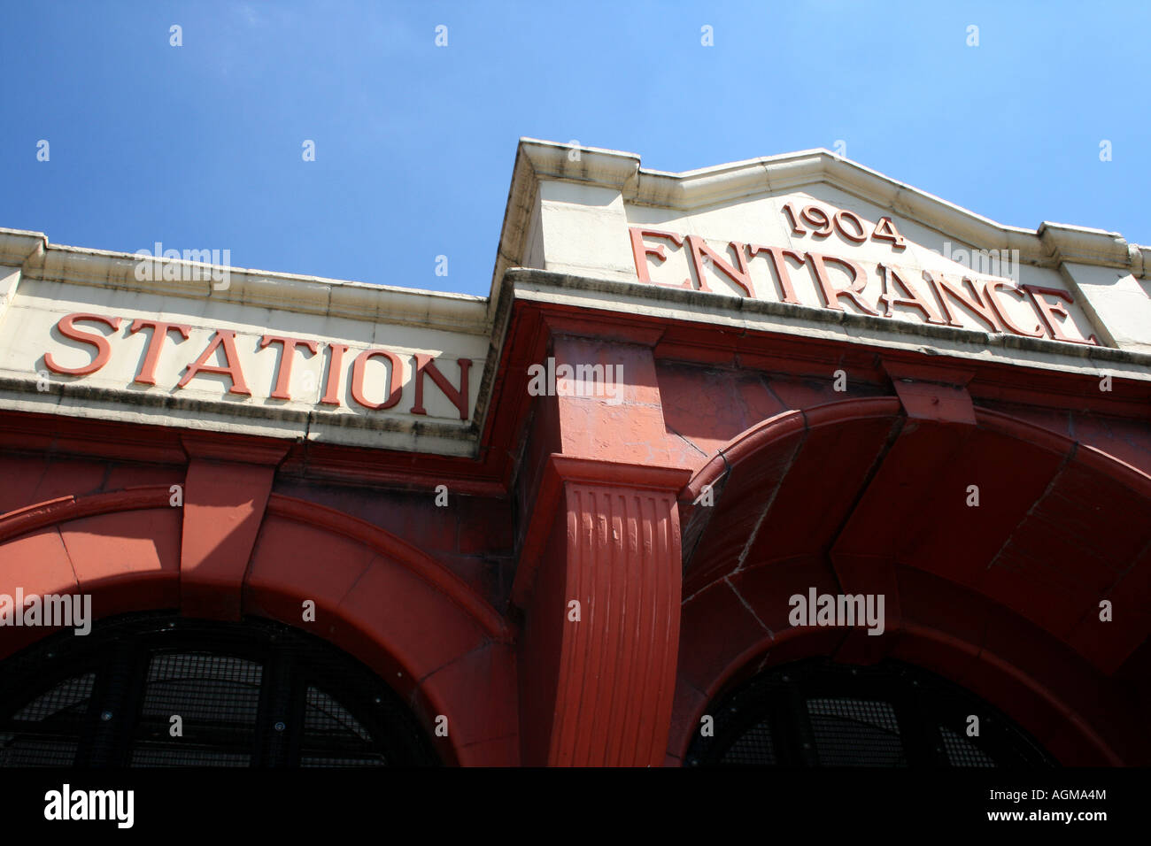 Old station entrance. Highbury, London Stock Photo Alamy