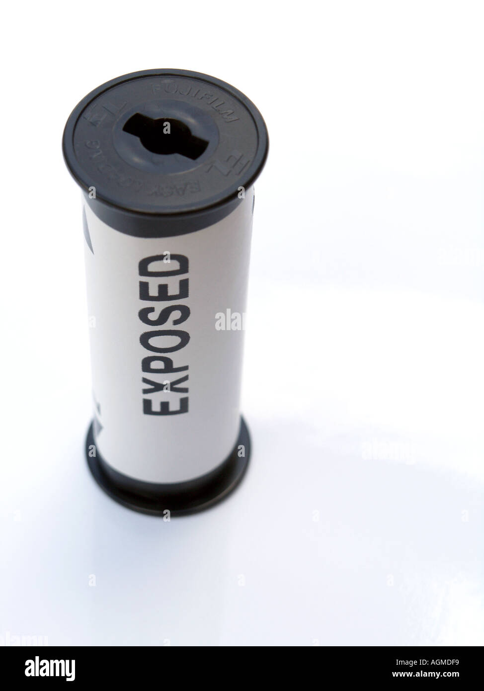 AN EXPOSED ROLL OF MEDIUM FORMAT FILM Stock Photo Alamy