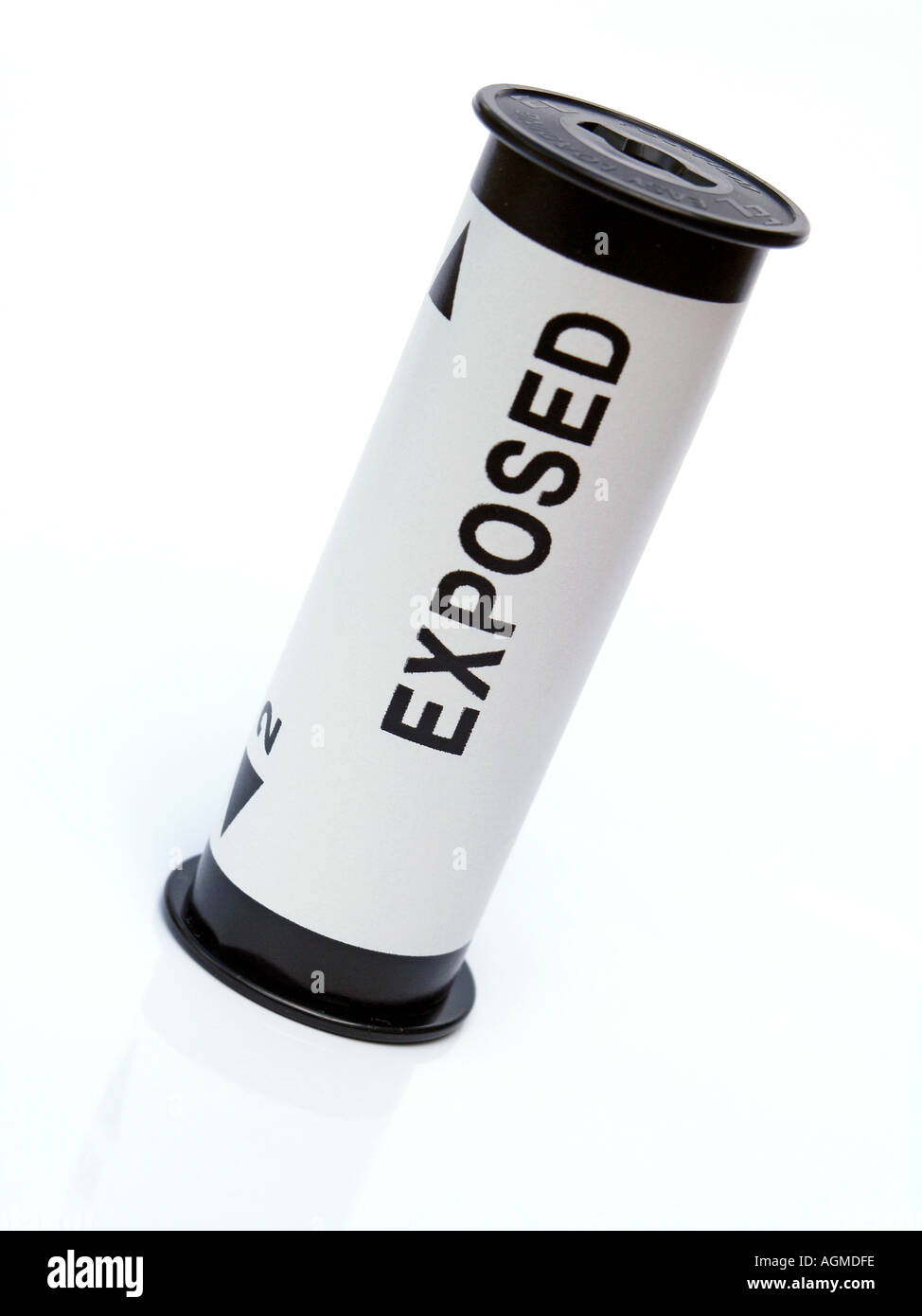 AN EXPOSED ROLL OF MEDIUM FORMAT PHOTOGRAPHIC FILM Stock Photo Alamy