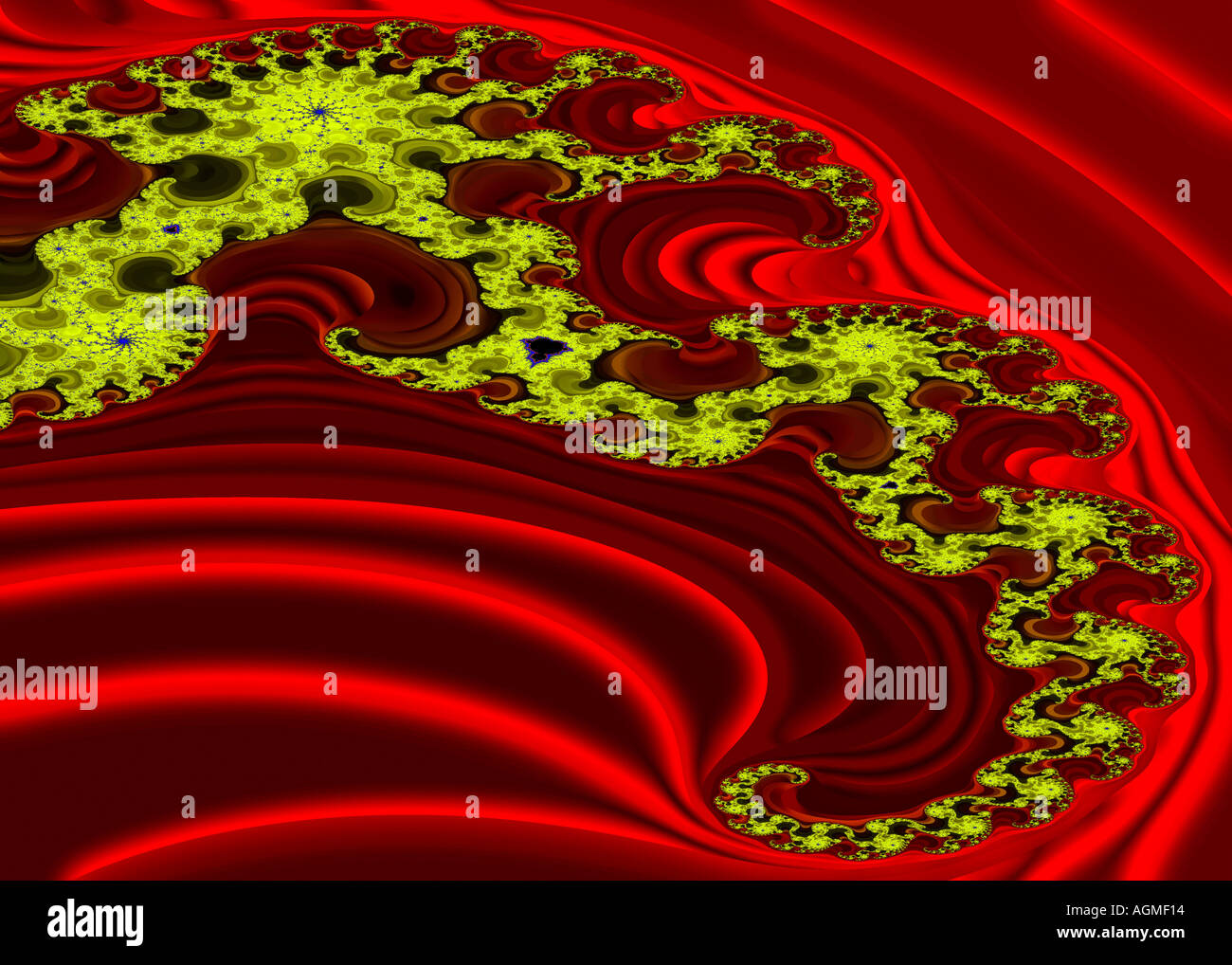 Representation of Mandelbrot Set Detail Stock Photo - Alamy