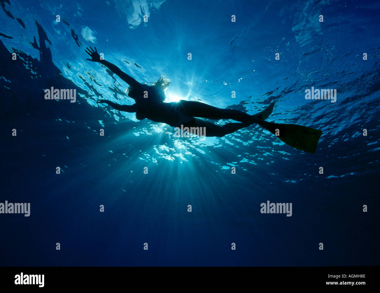 Female snorkeler hi-res stock photography and images - Alamy