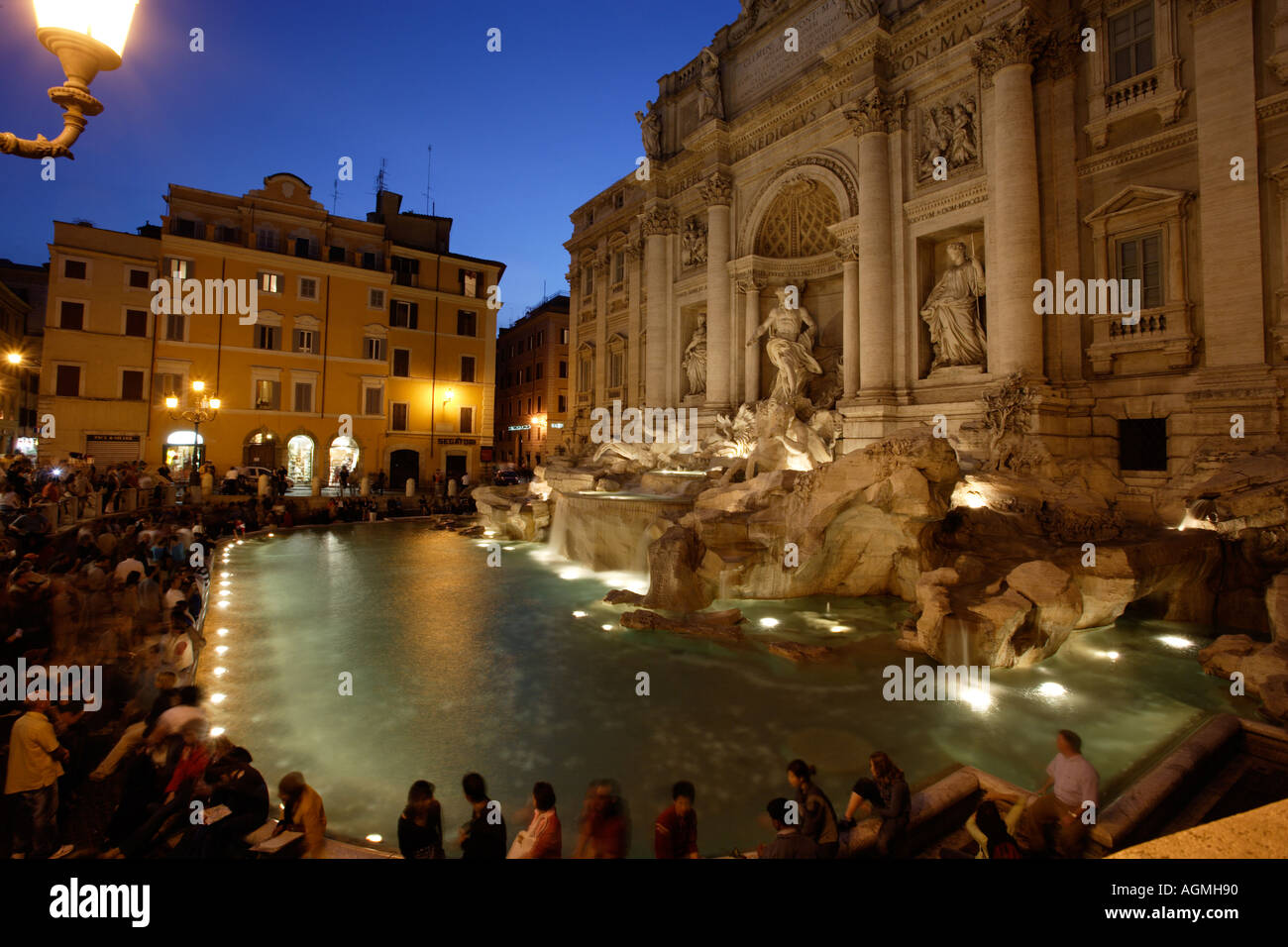 Trevi Fountain Fontana di Trevi Rome Italy Stock Photo