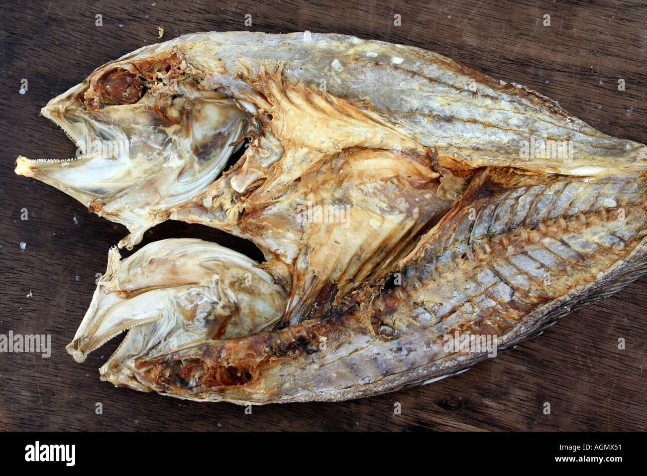 Dried fish for sale Stock Photo