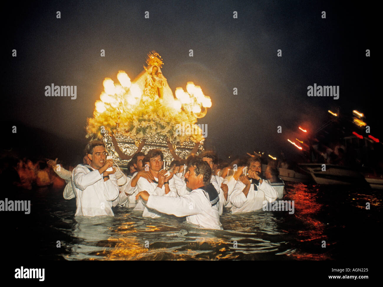 Virgen del carmen procession malaga hi-res stock photography and images ...