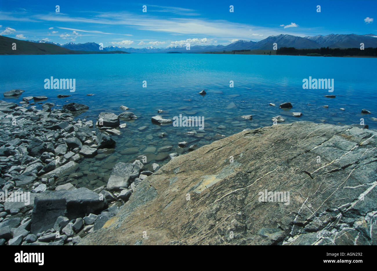 Lake Tekapo South Island New Zealand Stock Photo - Alamy