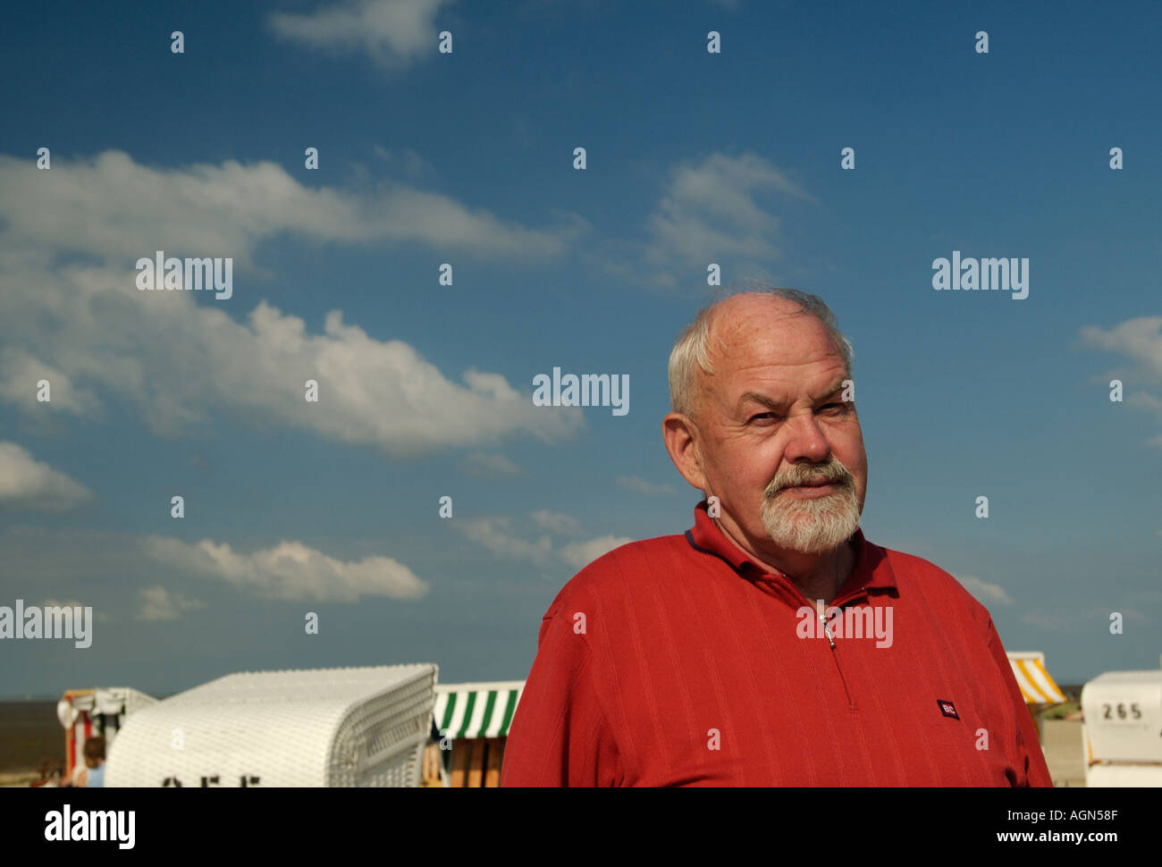 Stern looking older man hi-res stock photography and images - Alamy