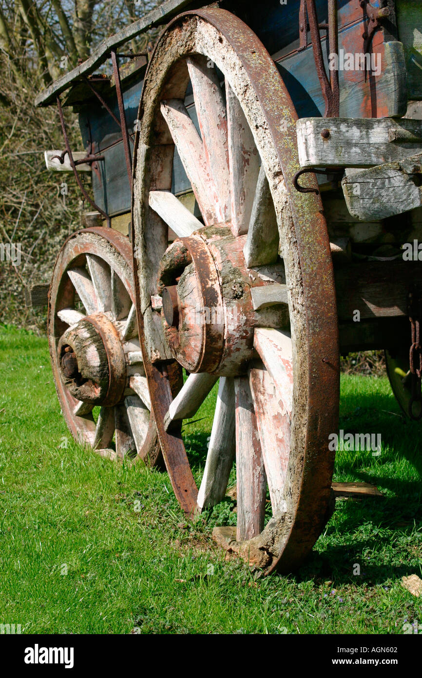 Wagon wheels Stock Photo Alamy