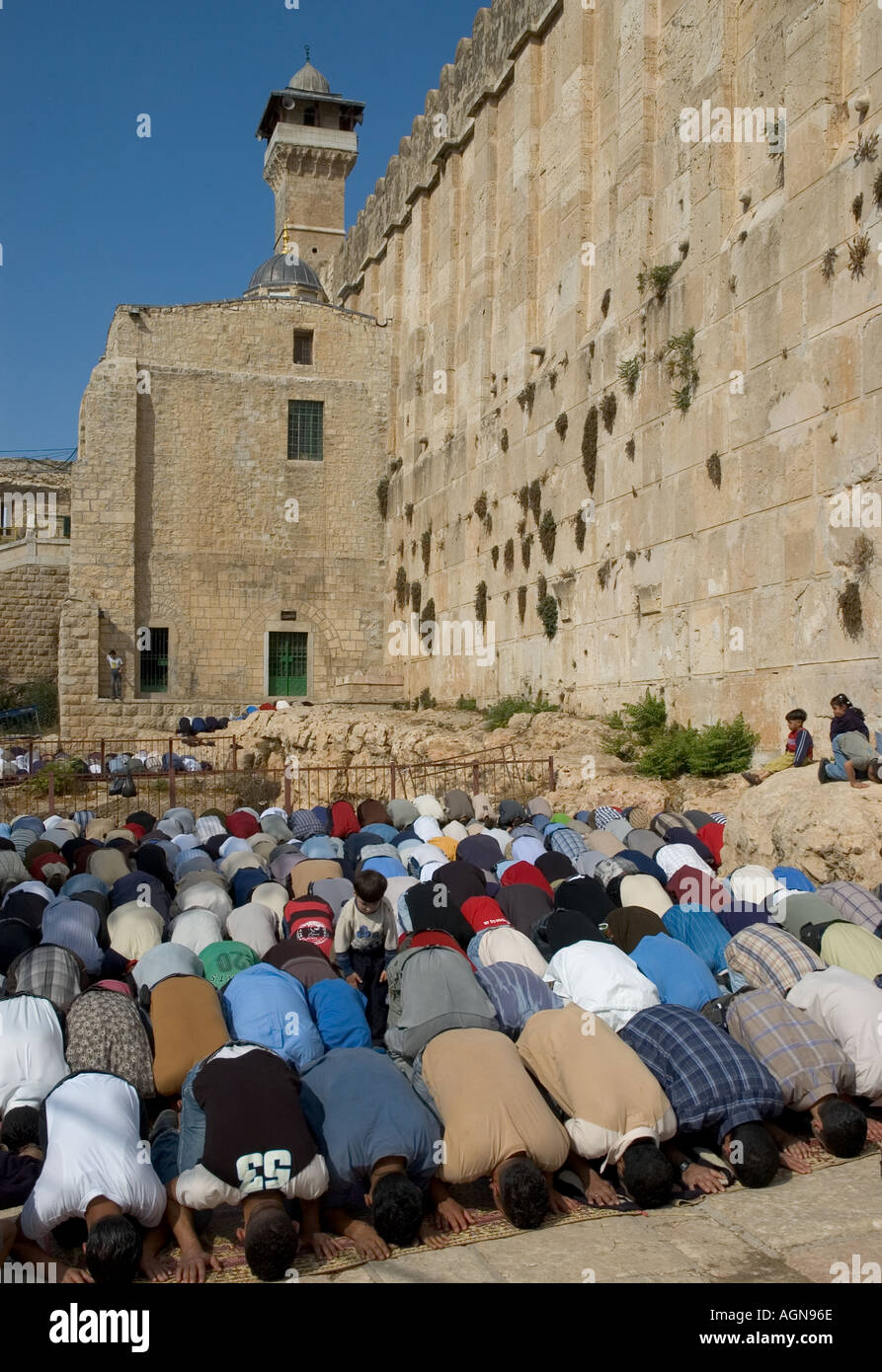 Israel Hebron Cave of Machpela burial site of Abraham Sarah Isaac Stock ...