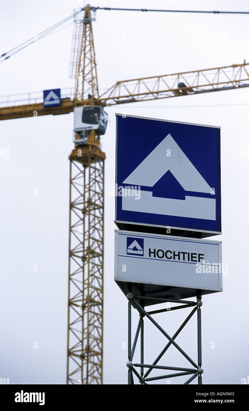 German Construction Company Hochtief Stock Photo Alamy
