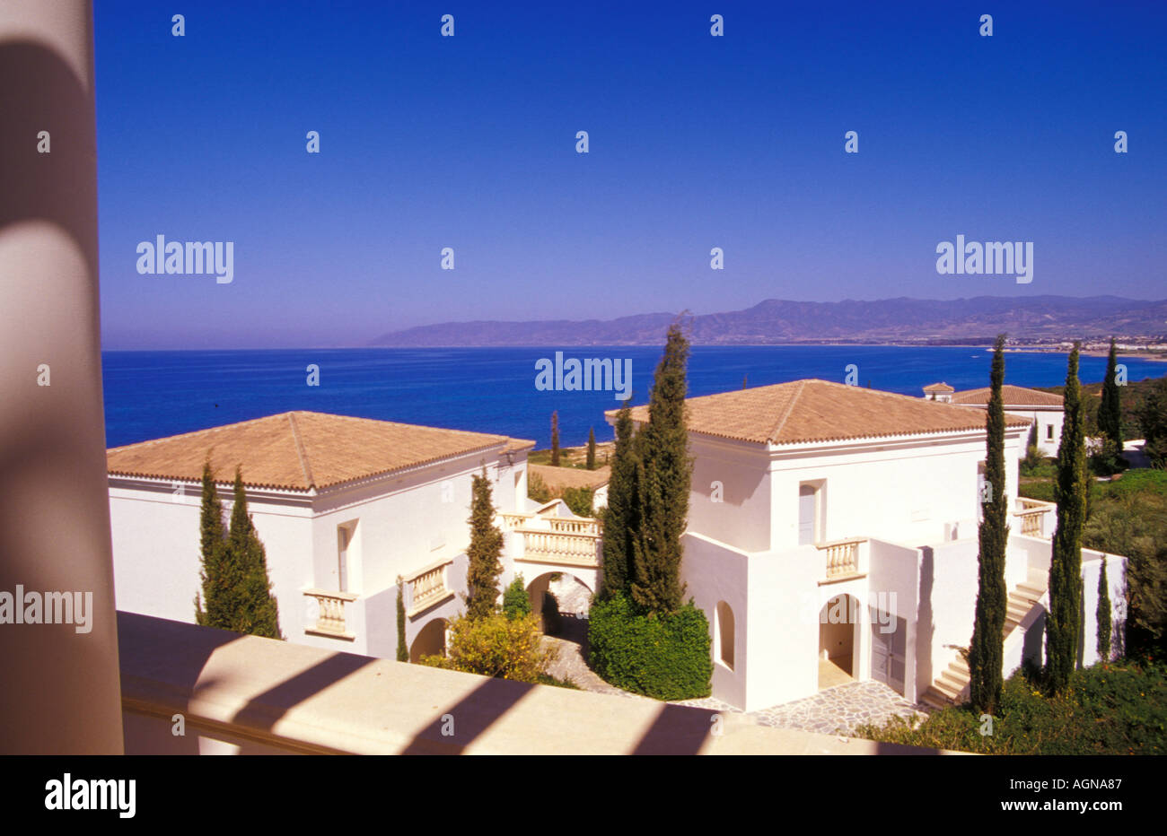 Akamas Peninsula, Hotel Anassa and Villas, Latsi, South Cyprus Stock Photo