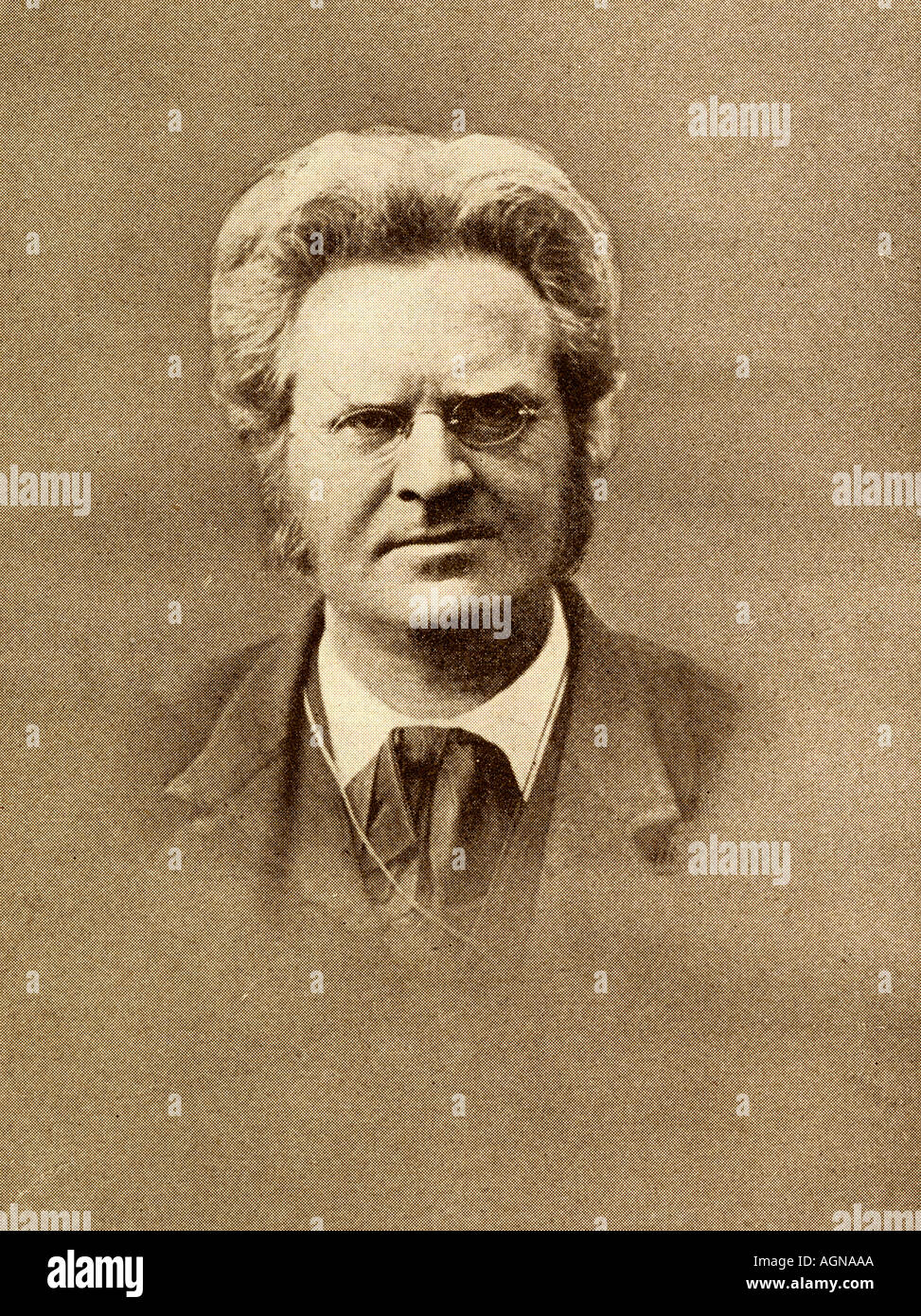 Bjørnstjerne Martinius Bjørnson, 1832 - 1910.  Norwegian writer and political leader, winner of the  Nobel Prize for literature, 1903. Stock Photo