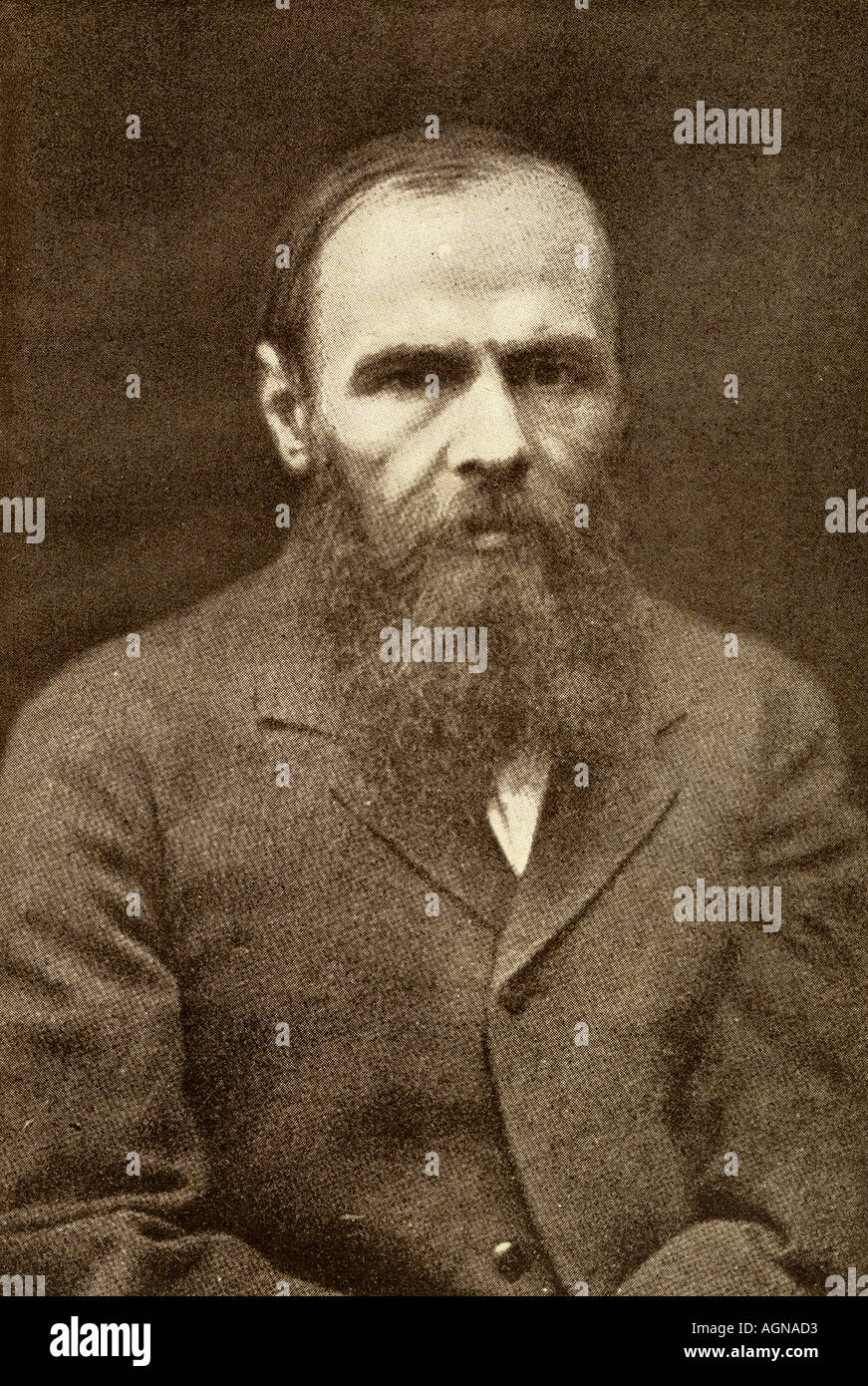 Fyodor Mikhailovich Dostoevsky, 1821 - 1881.  Russian novelist, short story writer, essayist, journalist and philosopher. Stock Photo