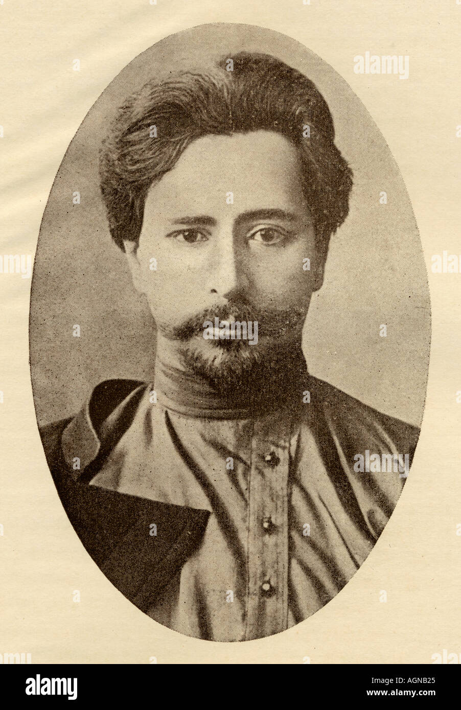 Leonid Nikolaievich Andreyev,1871 - 1919. Russian playwright, novelist and short-story writer. Stock Photo