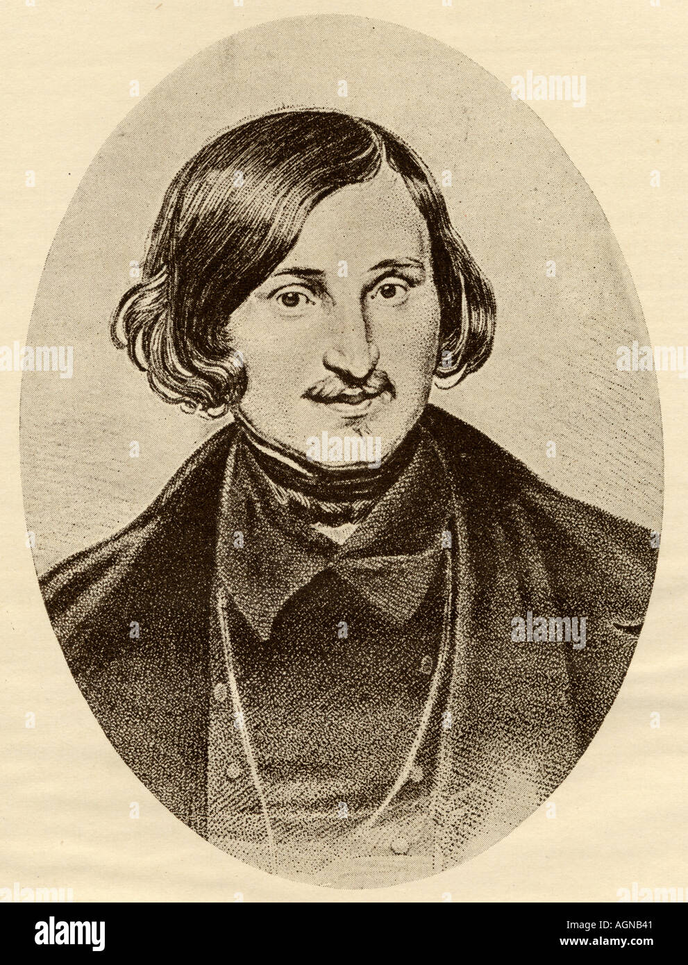 Nikolay Vasilyevich Gogol, 1809 - 1852. Russian writer Stock Photo - Alamy