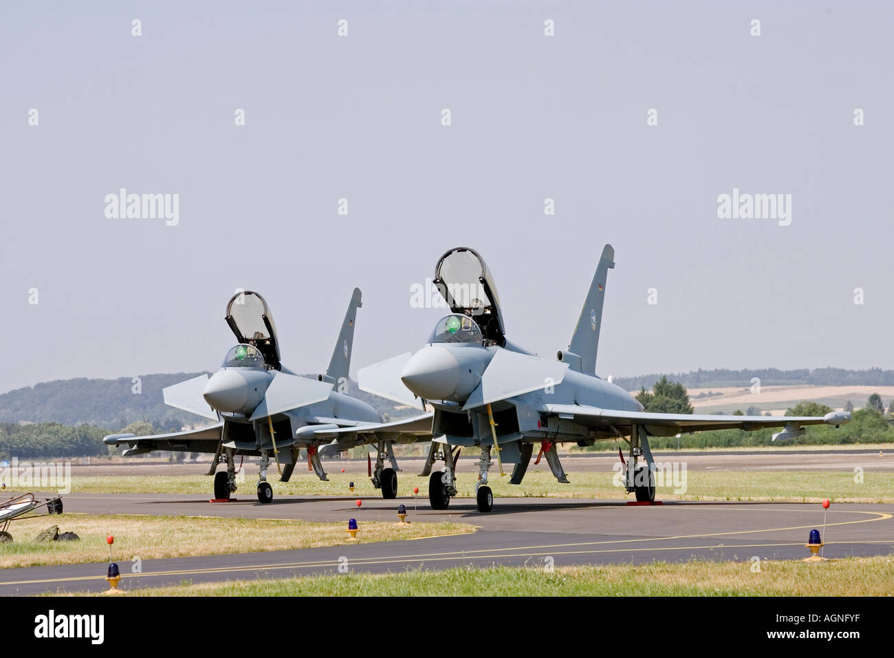 Neuburg/Donau, GER, 25. July 2006 - EUROFIGHTER on the airfield of air ...