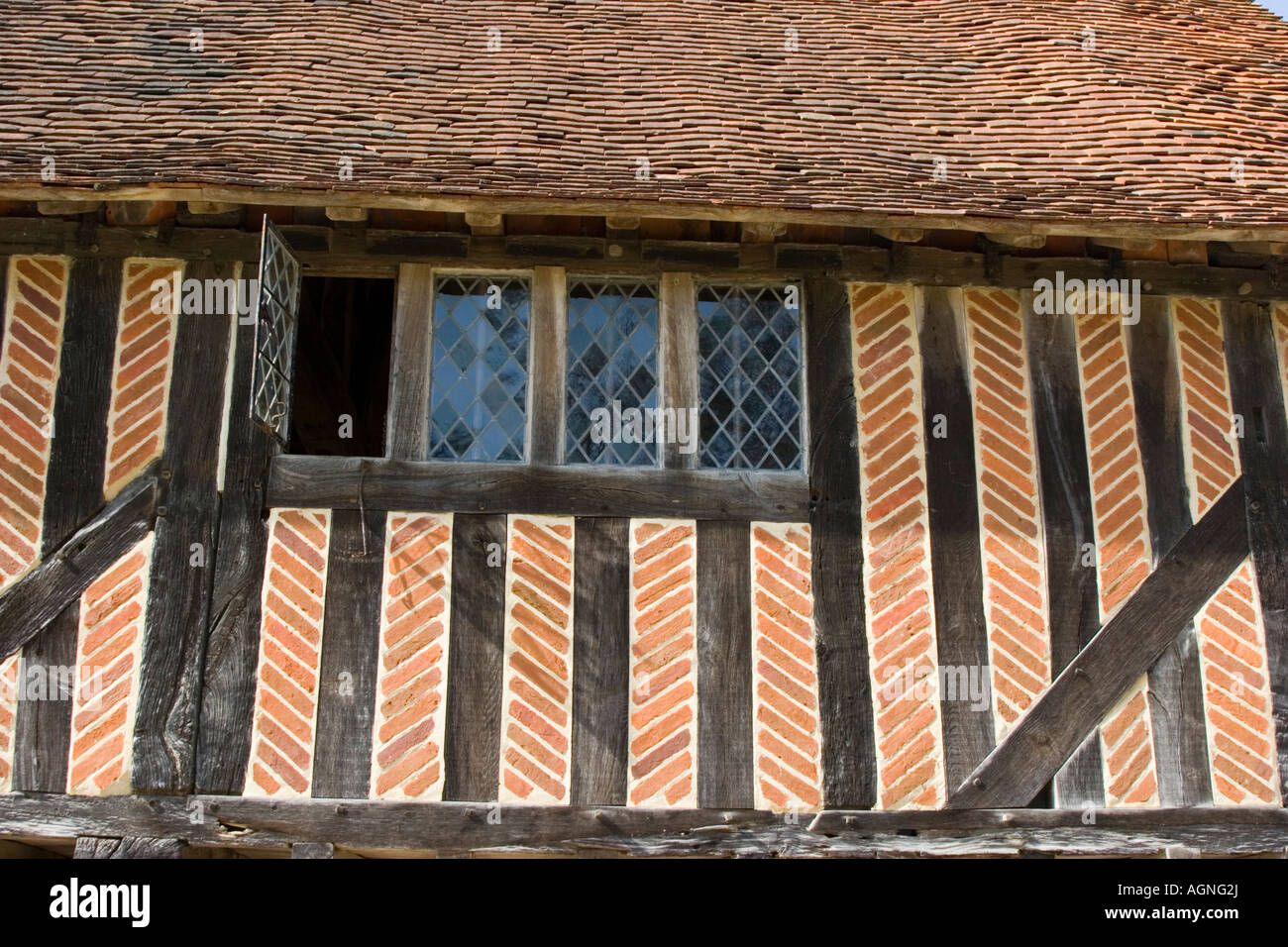 Traditional timber framed buildings in Sussex Stock Photo