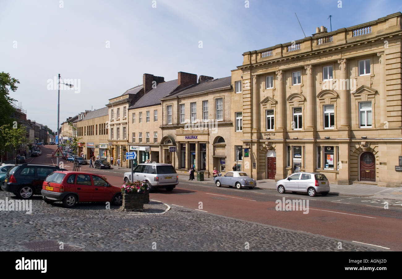 Alnwick northumberland england uk road hires stock photography and images Alamy