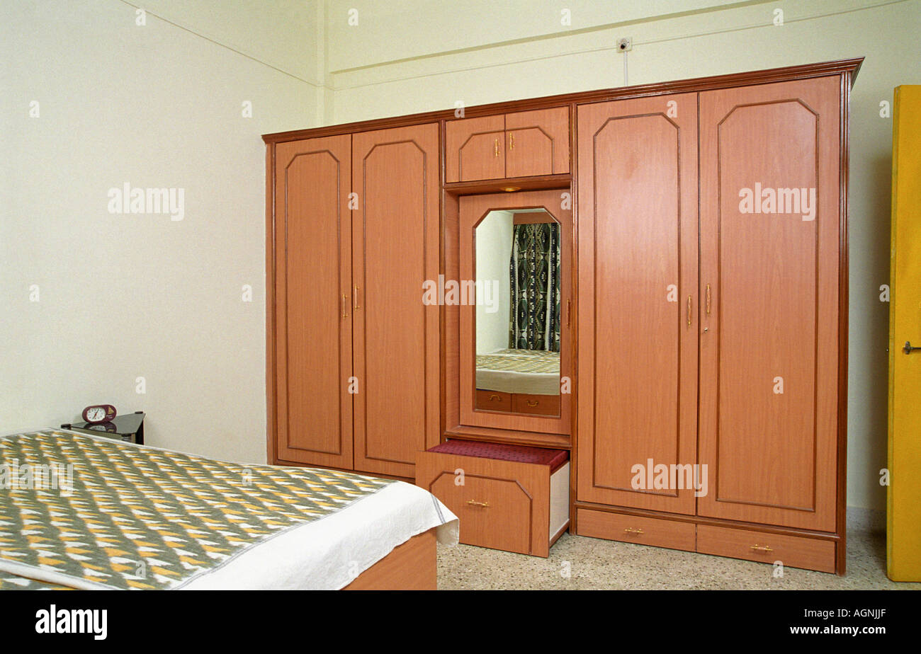 PVC Sliding Wardrobe with Dressing Table and Loft - SKF0022 | The Roots