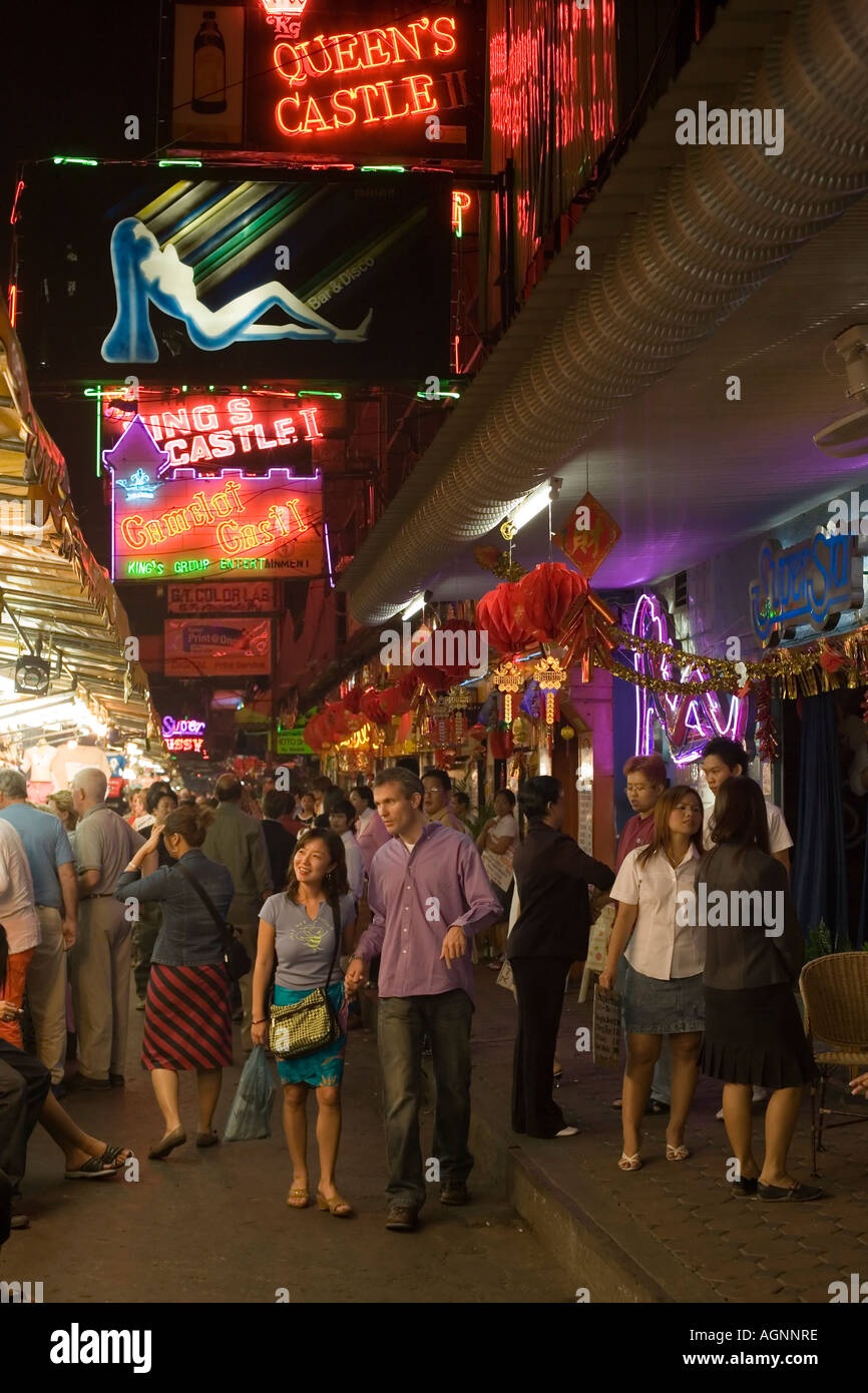 Patpong red light and entertainment district Rak district Bangkok Thailand Stock Photo - Alamy