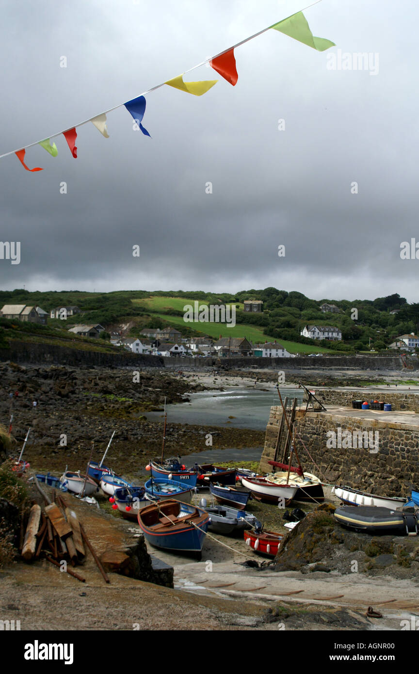 The harbour Coverack St Keverne Cornwall England United Kingdom Europe