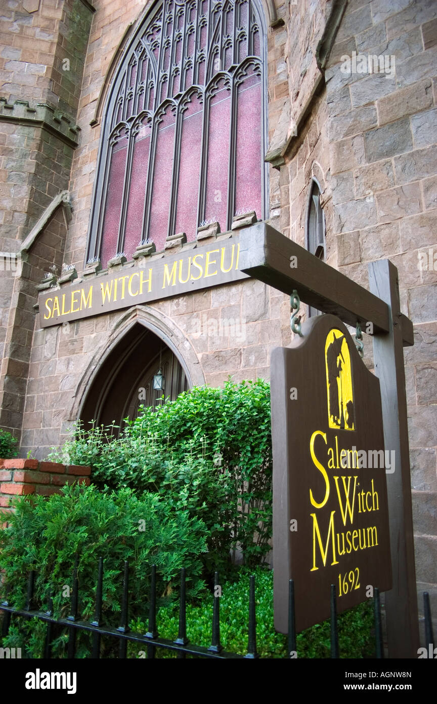 Salem Witch Museum, Salem, Boston, Massachusetts Stock Photo Alamy