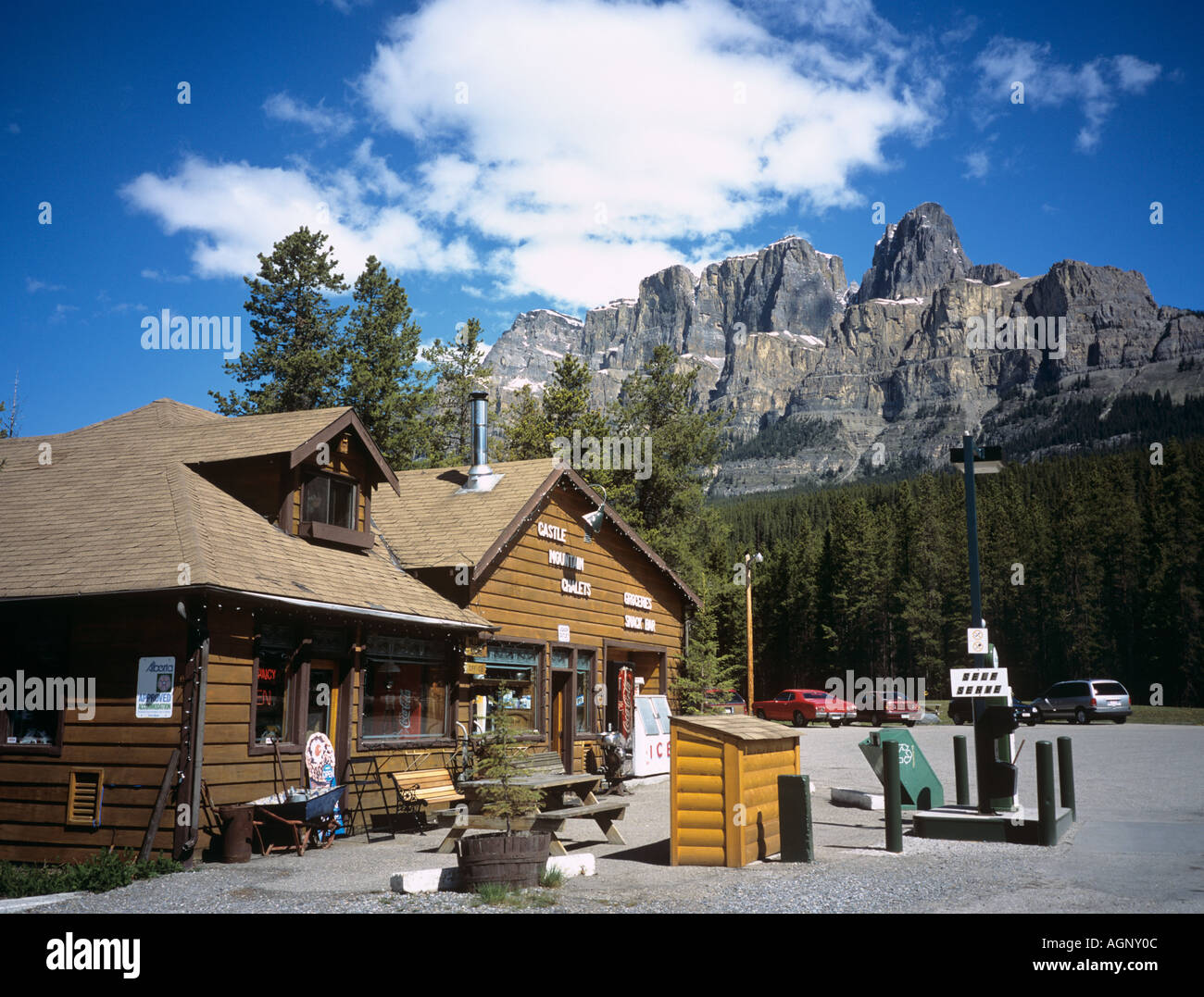 CASTLE MOUNTAIN CHALETS and SHOP Lake Louise Alberta 