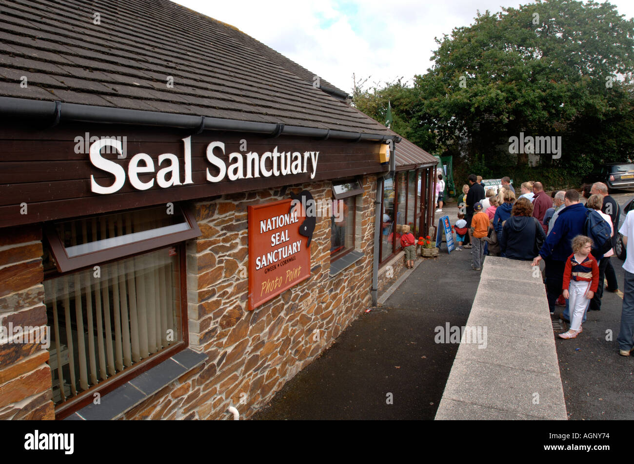 Gweek Seal Sanctuary in Cornwall England UK Stock Photo - Alamy