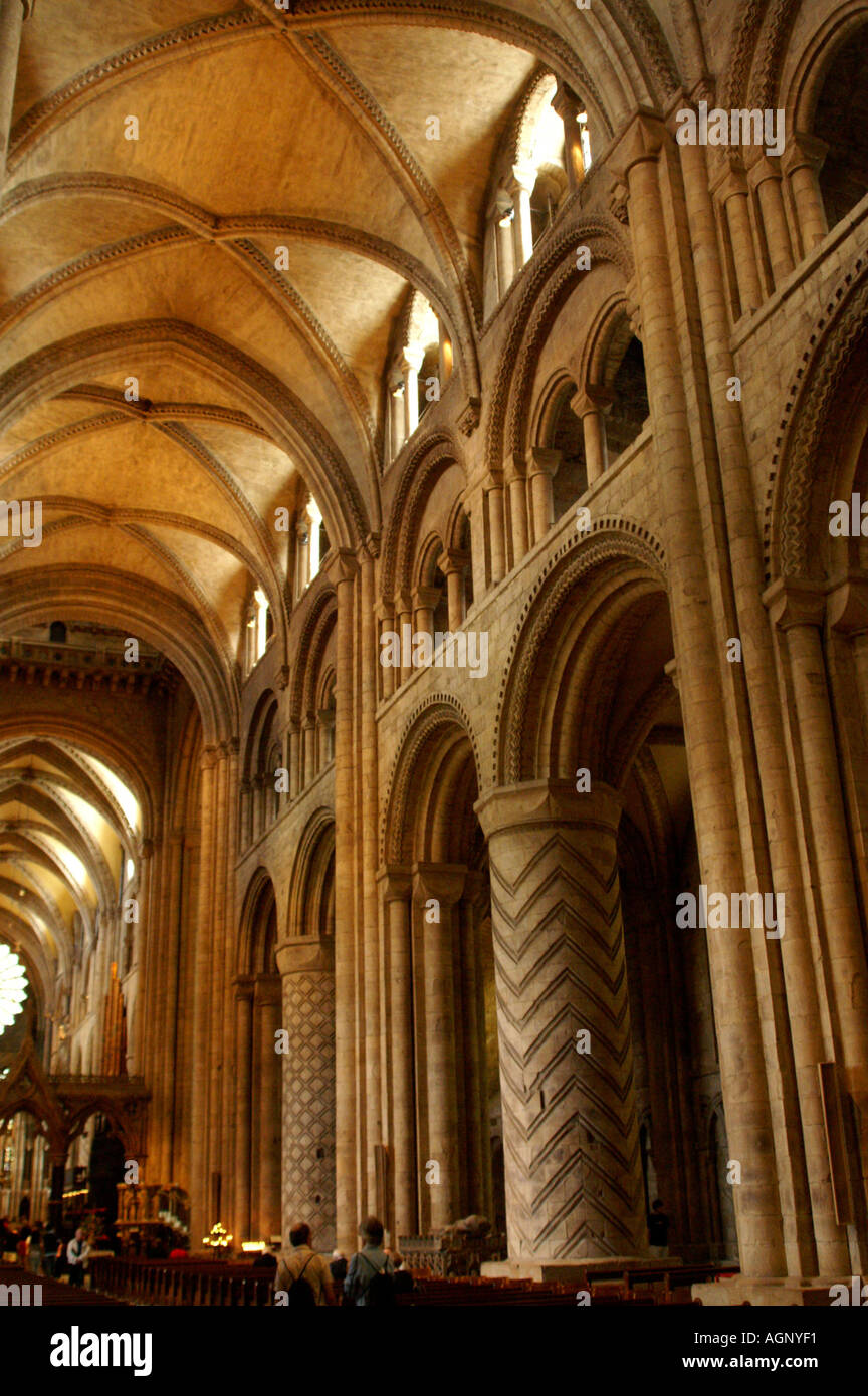 The Interior Durham Cathedral England United Kingdom Uk