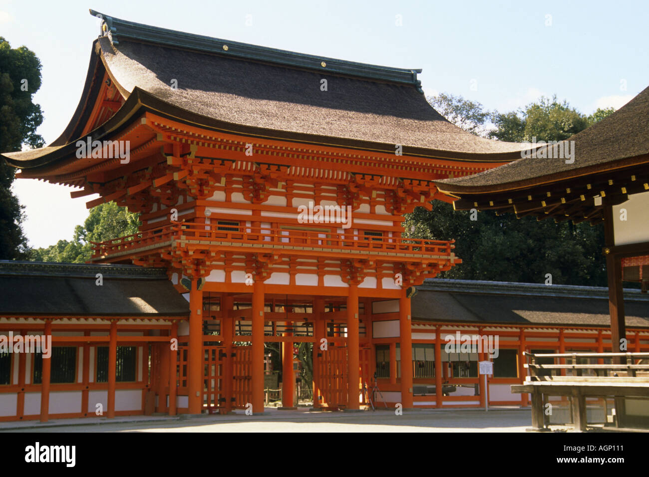 Japan Kyoto Shimogamo shrine Stock Photo - Alamy