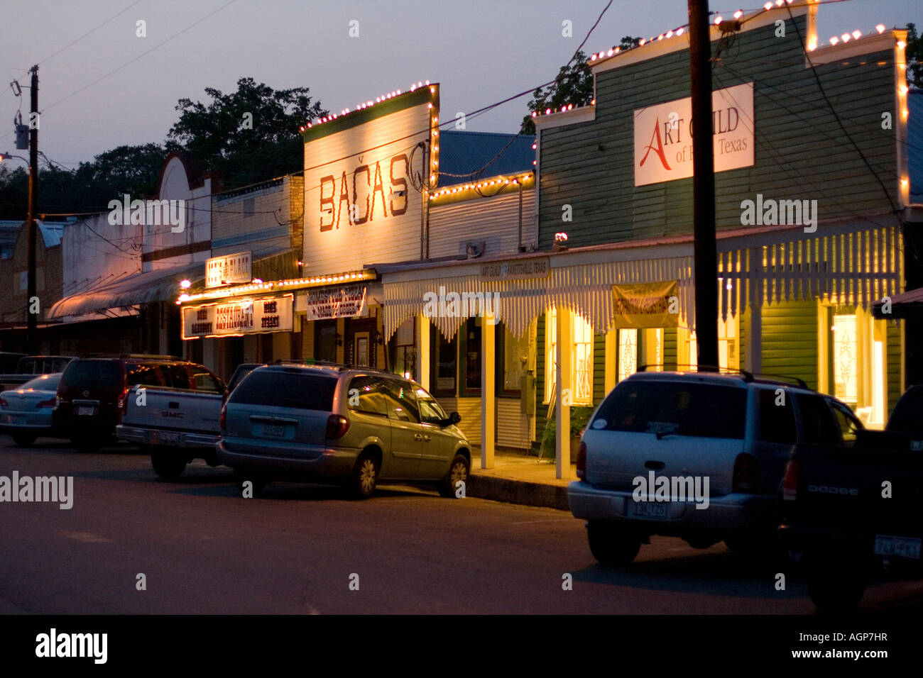 Fayetteville TX Stock Photo