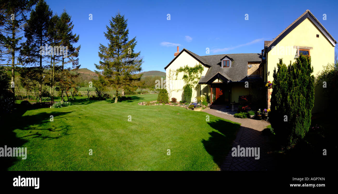 shropshire hills cardington midlands england uk country bed and breakfast guest house Stock Photo