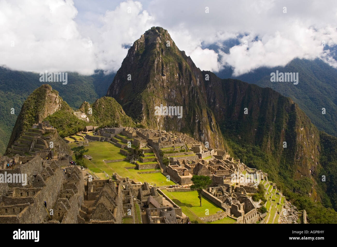 Peru, Machu Picchu, View of Machu Picchu Stock Photo - Alamy