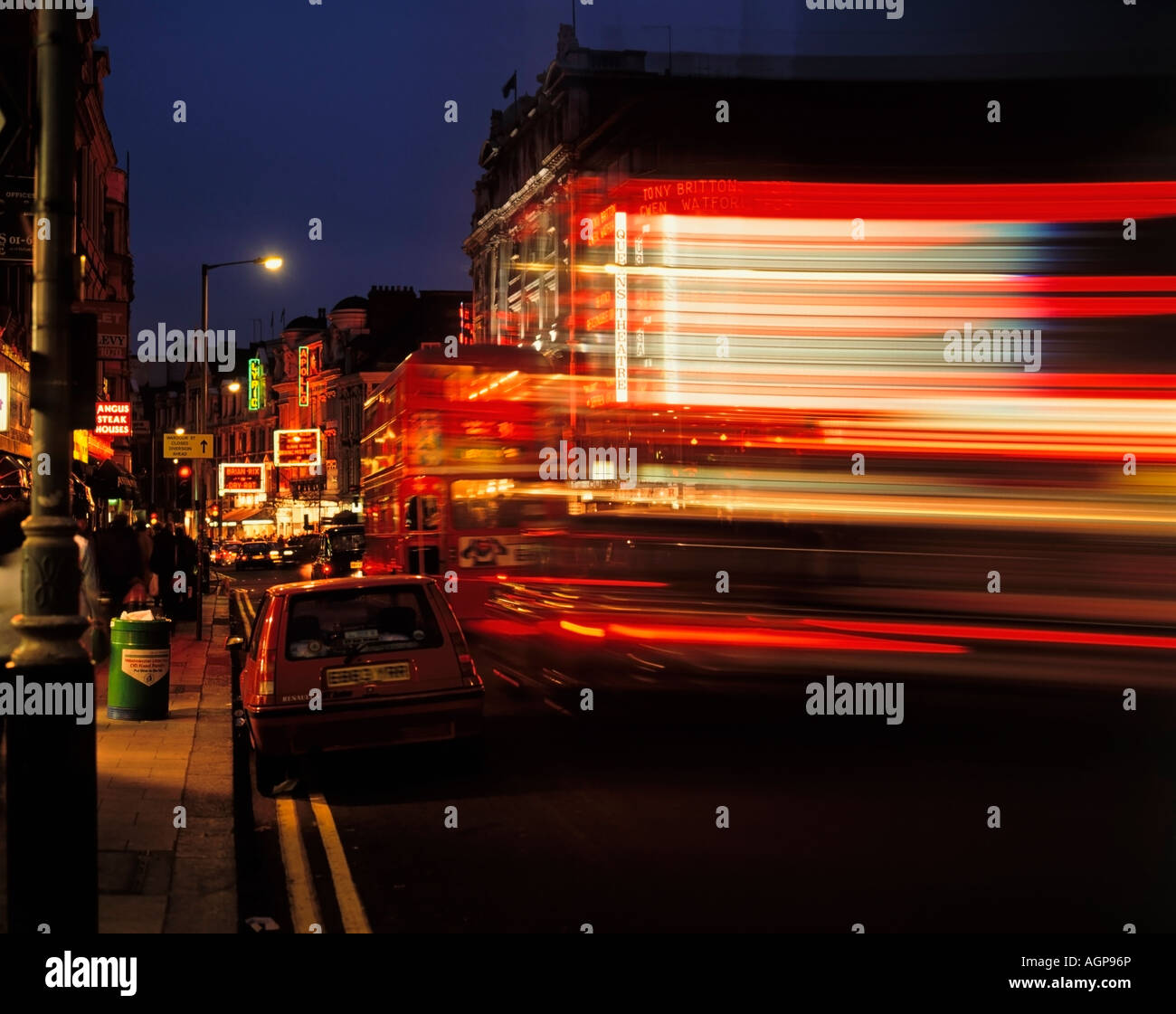 Shaftesbury Avenue London Great Britain Stock Photo Alamy