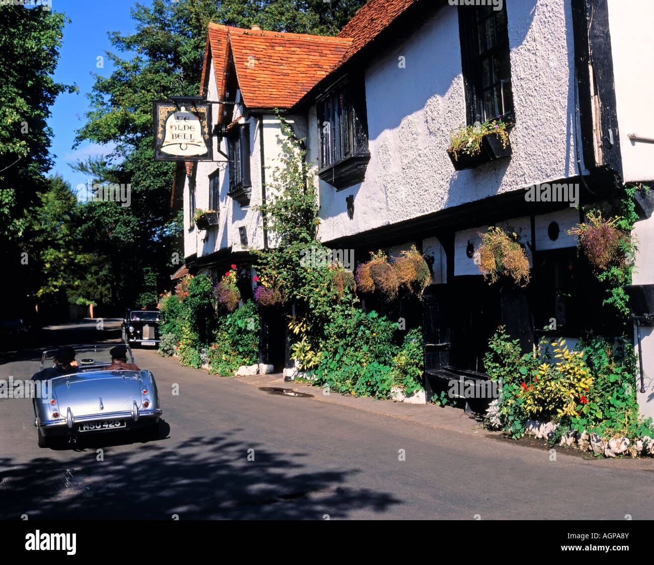 Hurley Village, The Old Bell ( Ye Olde Bell )  Buckinghamshire, England, United Kingdom Stock Photo