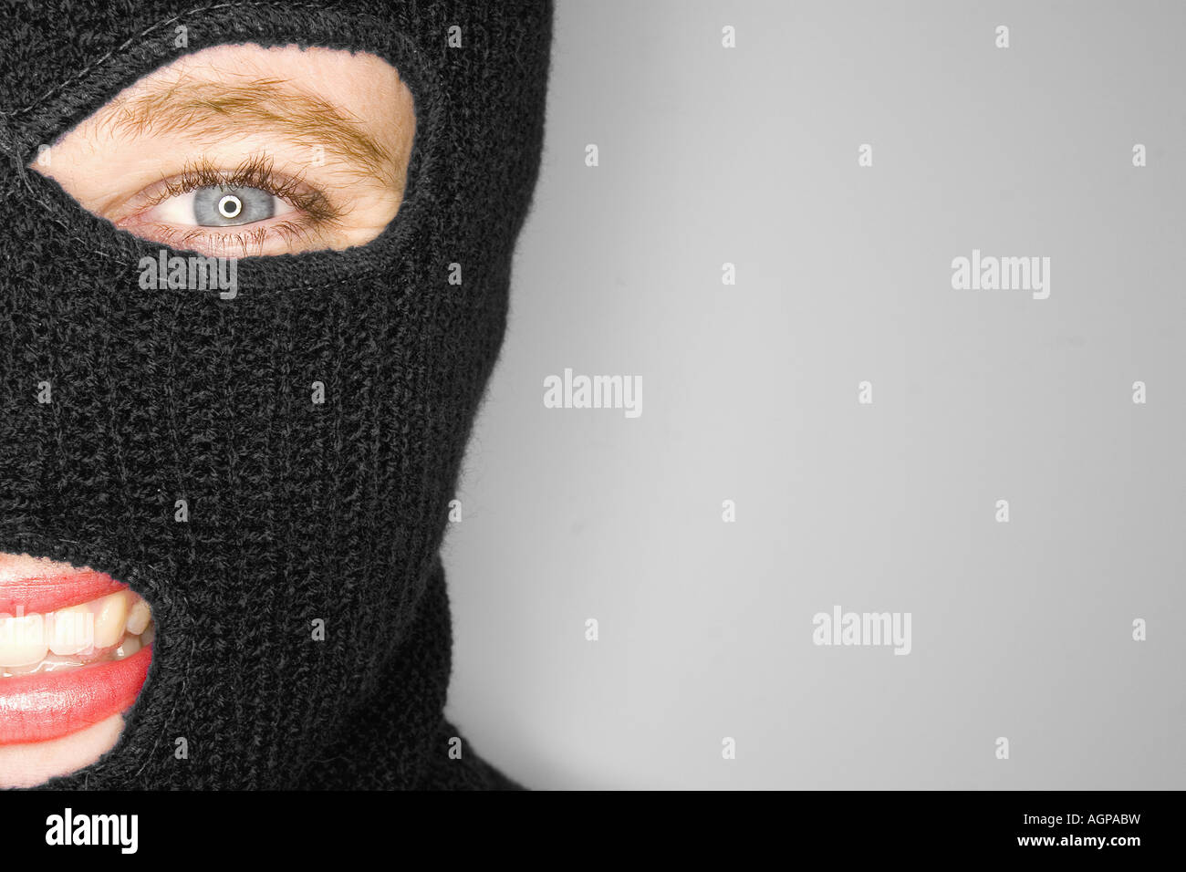 Woman Wearing Balaclava High Resolution Stock Photography and Images