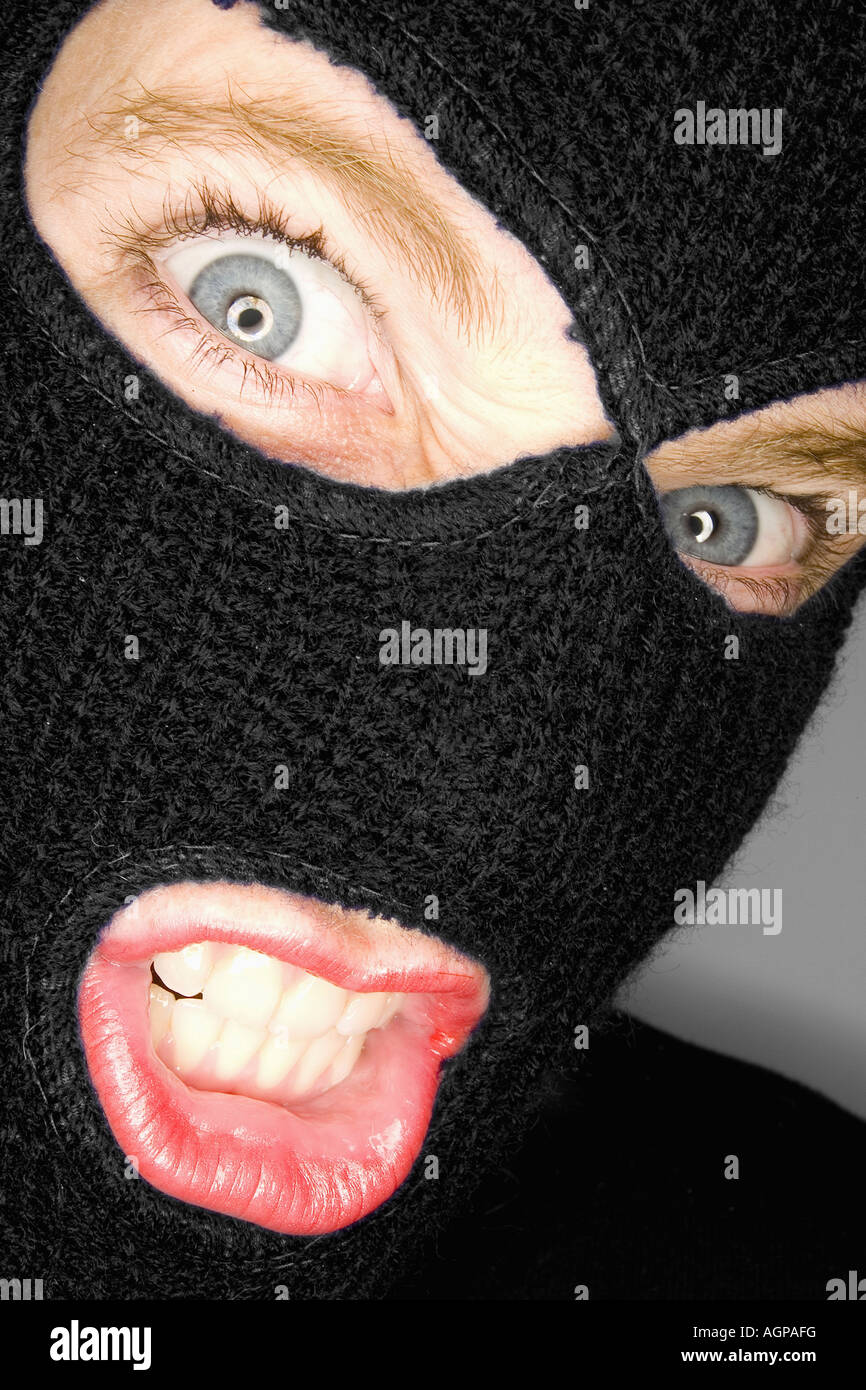 Woman Wearing Balaclava High Resolution Stock Photography and Images