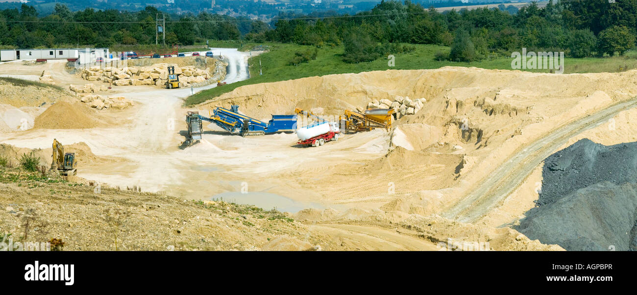 Cotswold stone quarry broadway cotswolds worcestershire england uk
