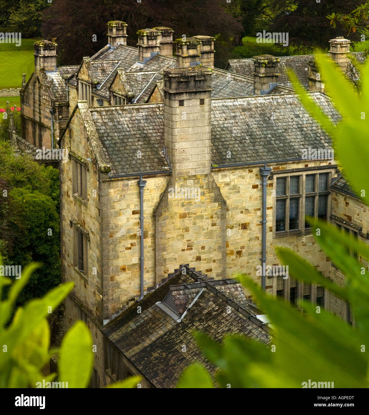 country house and stately home of lanhydrock bodmin cornwall england uk