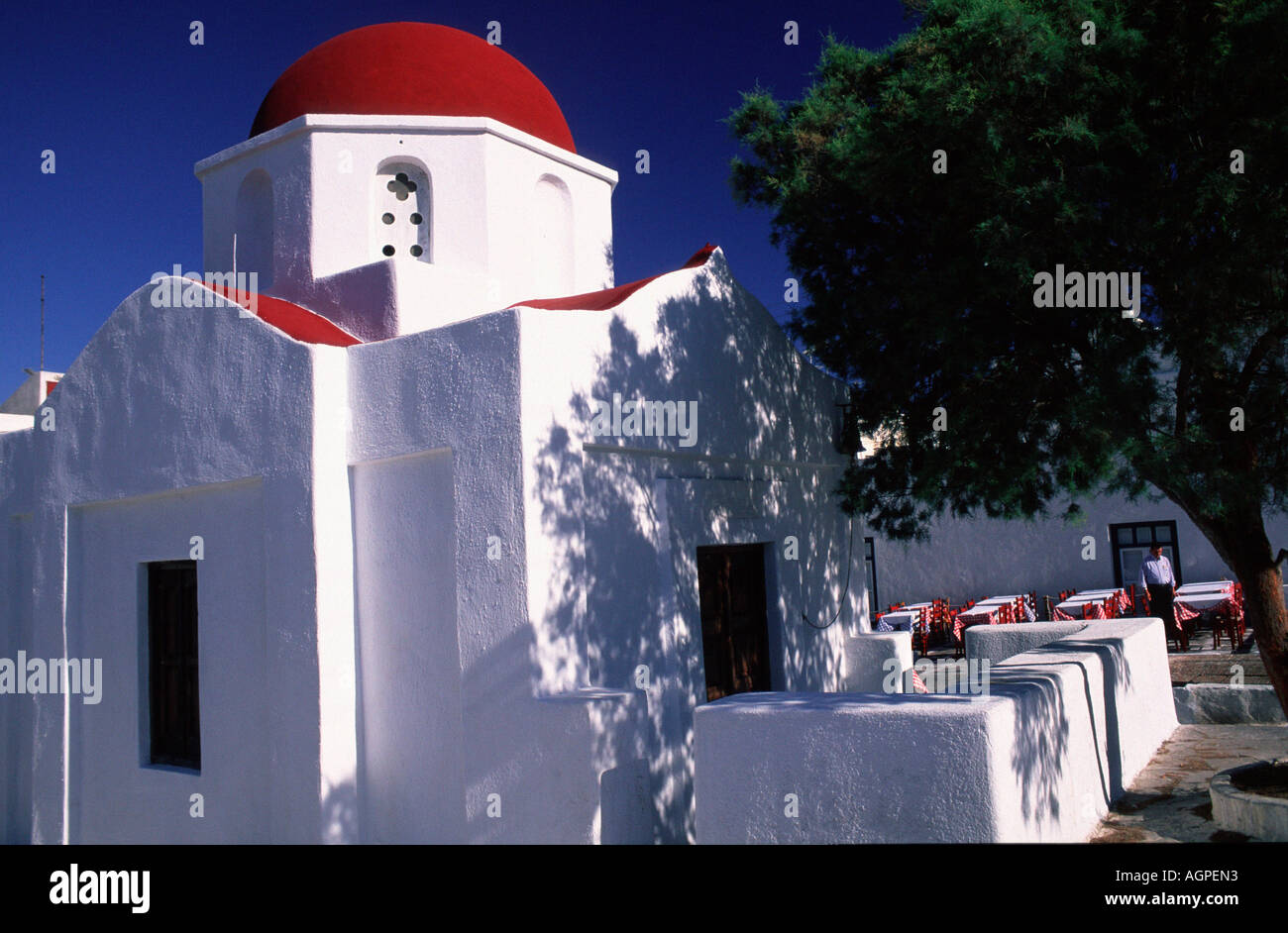Church / Mykonos / Kirche Stock Photo