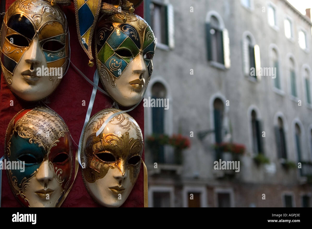 Venetian masks Stock Photo