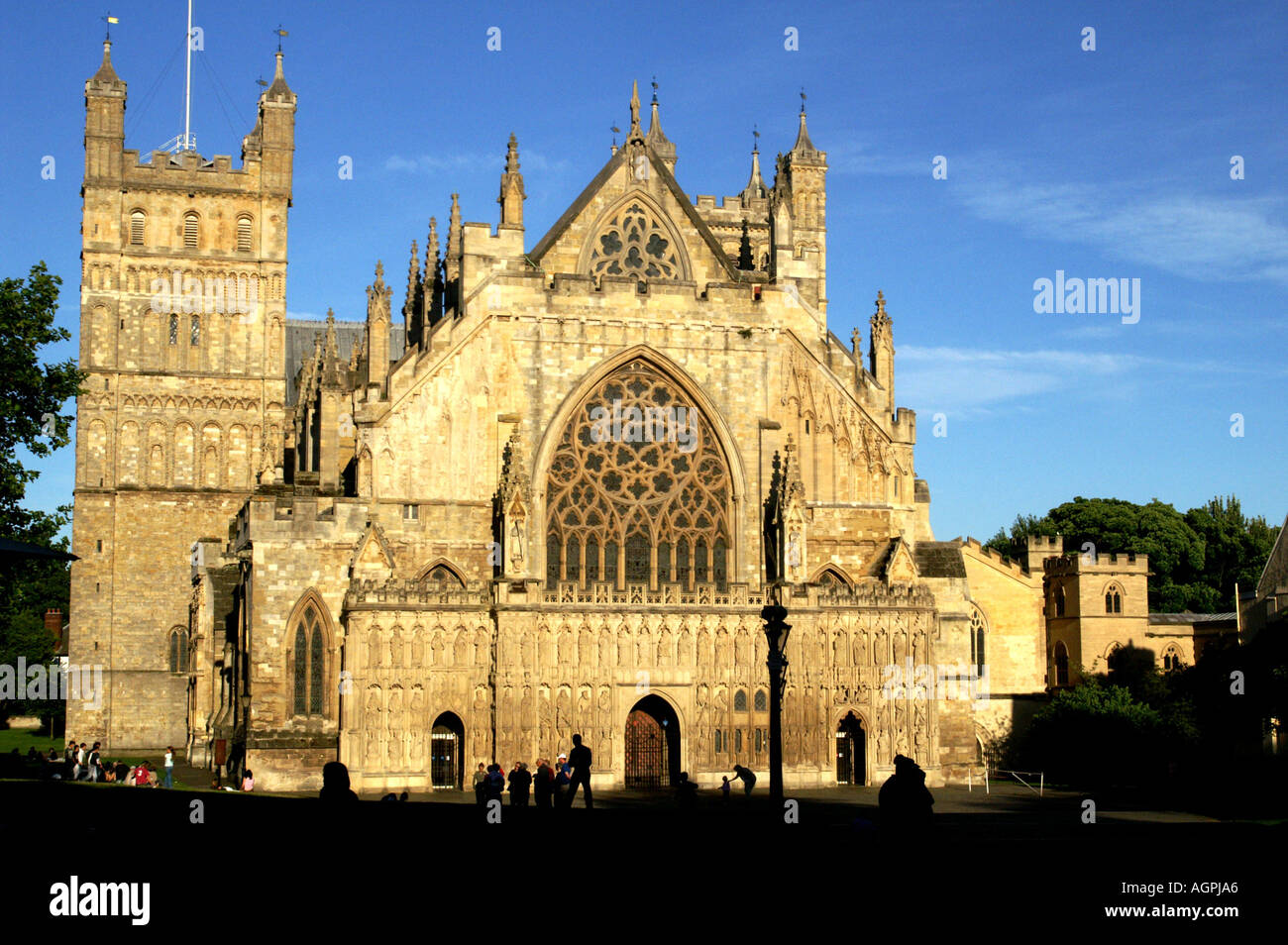 Exeter cathedral england door hi-res stock photography and images - Alamy
