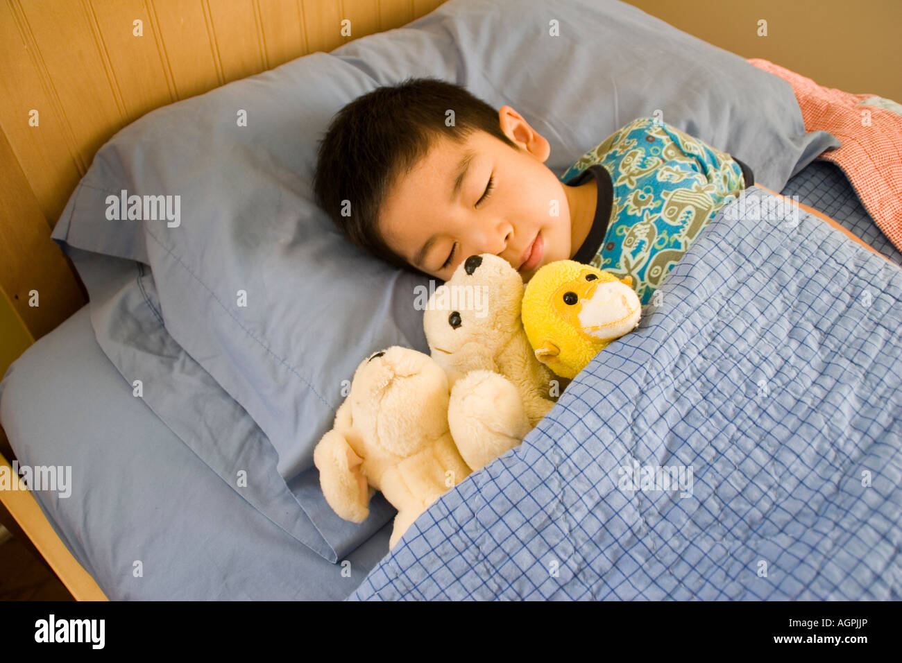 Little Boy Asleep Stock Photo Alamy