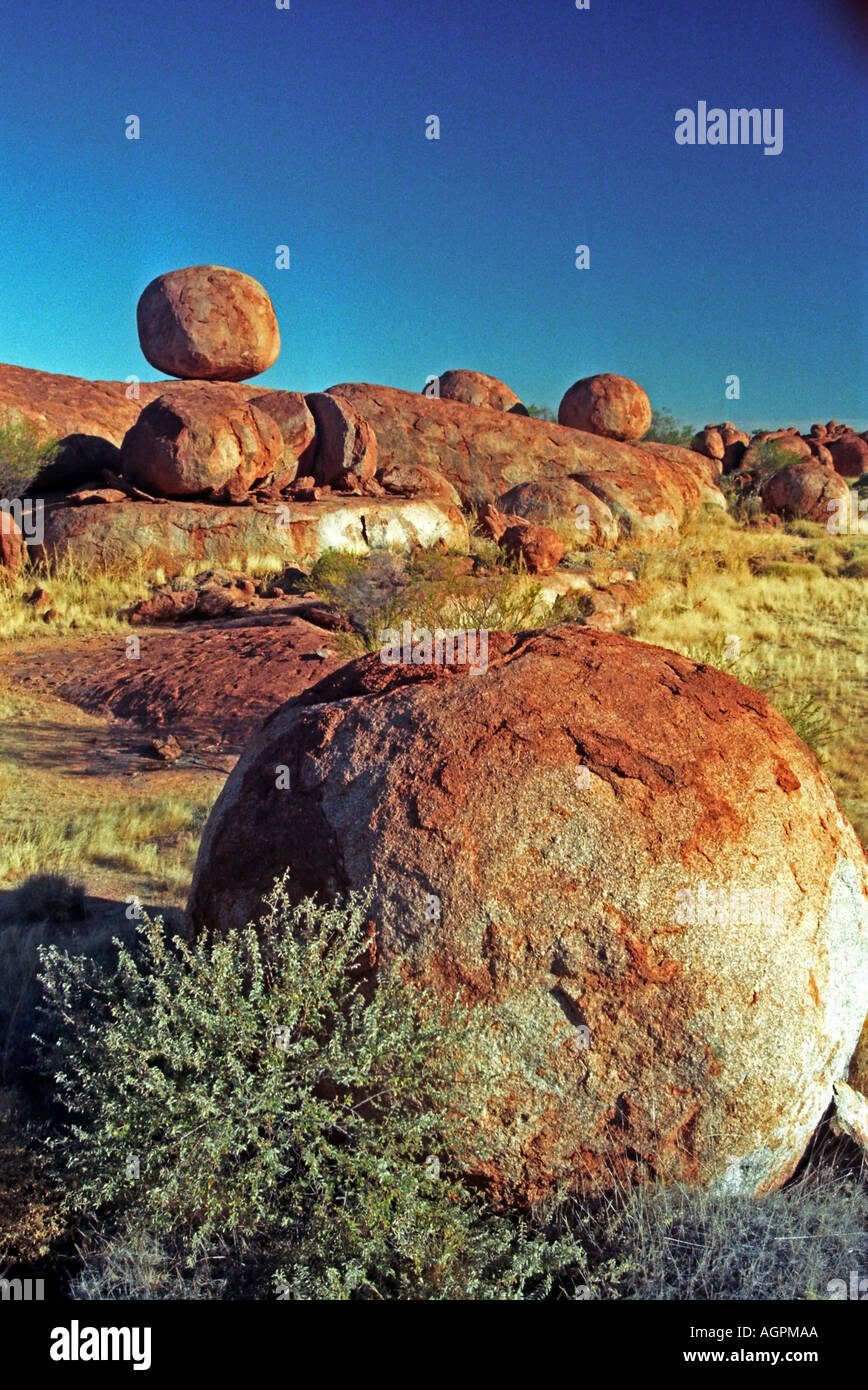 Devils Marbles Conservation Reserve rock formation NT Aussie Oz NT36 21 Stock Photo Alamy